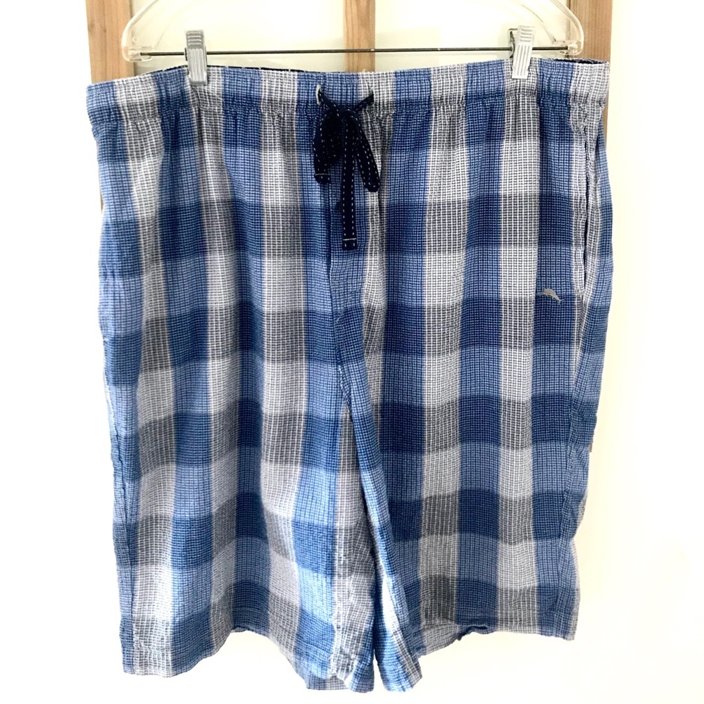 MENS TOMMY BAHAMA SHORTS CHECKERED 100% COTTON